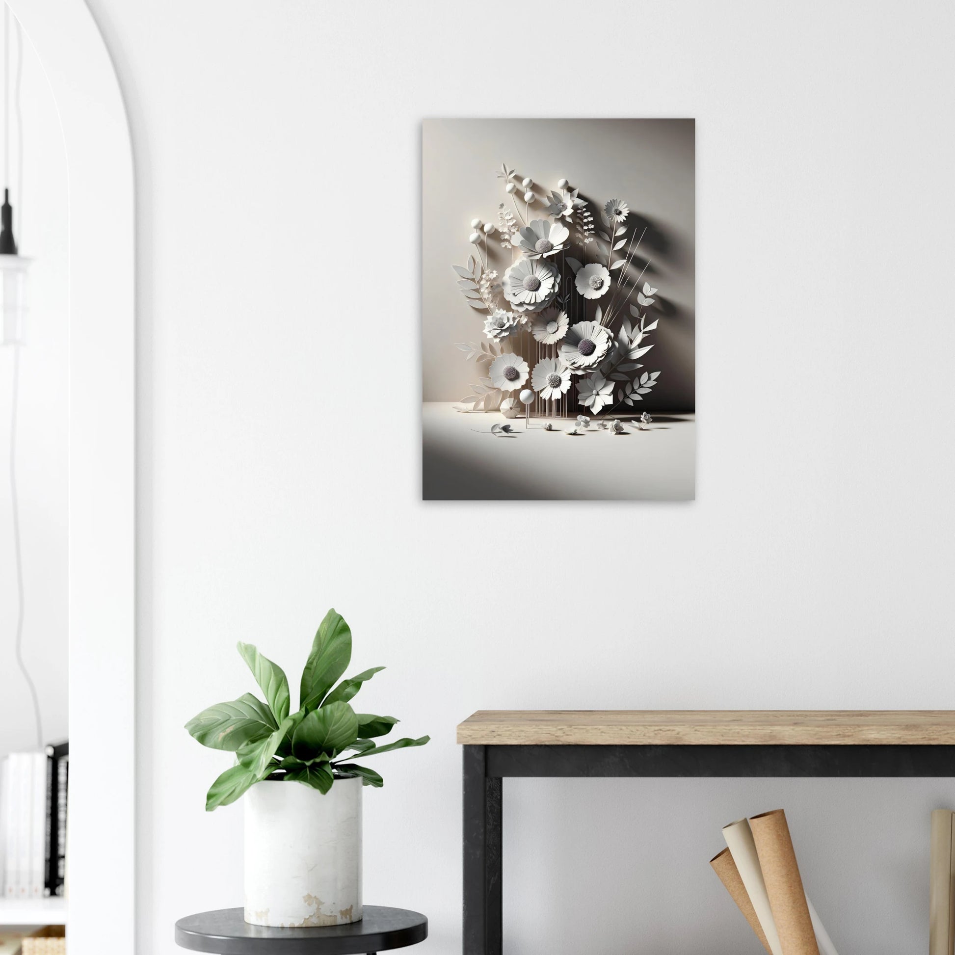 Affiche Vakiart : Fleurs en Douceur maquette