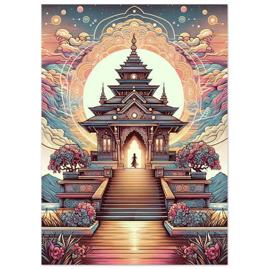 Poster Temple Enchanté