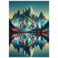 Affiche Vakiart : Reflet futuriste maquette