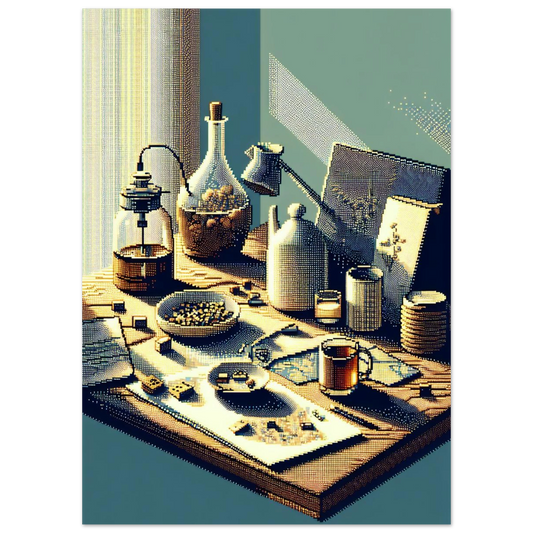 Affiche Vakiart : Mosaïque Quotidienne maquette