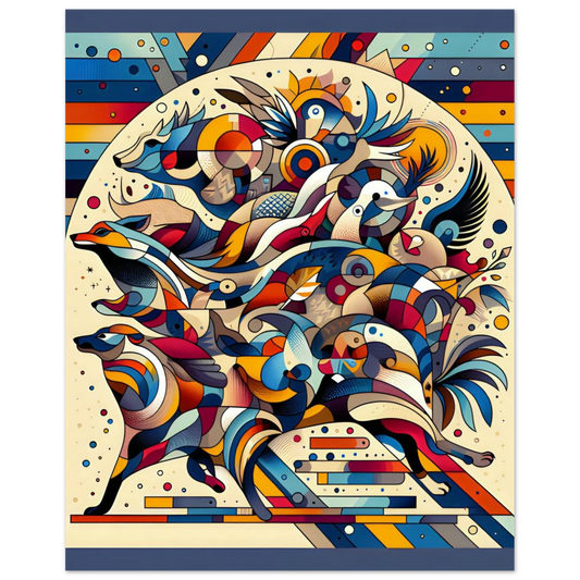 Poster Vakiart : Vibrance Sauvage maquette