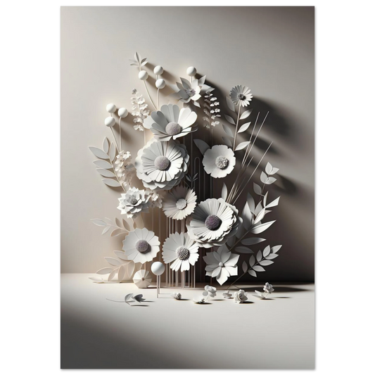 Poster Vakiart : Fleurs en Douceur maquette