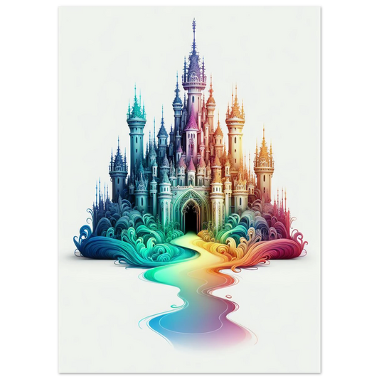 Affiche Vakiart : Château Évanescent maquette
