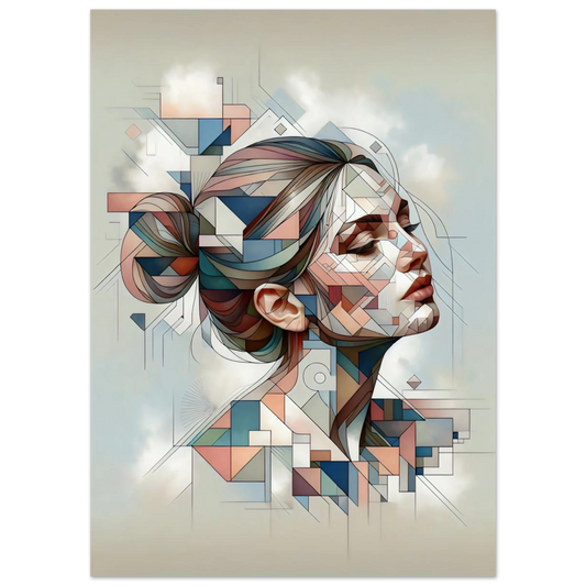 Poster Rêve Cubiste