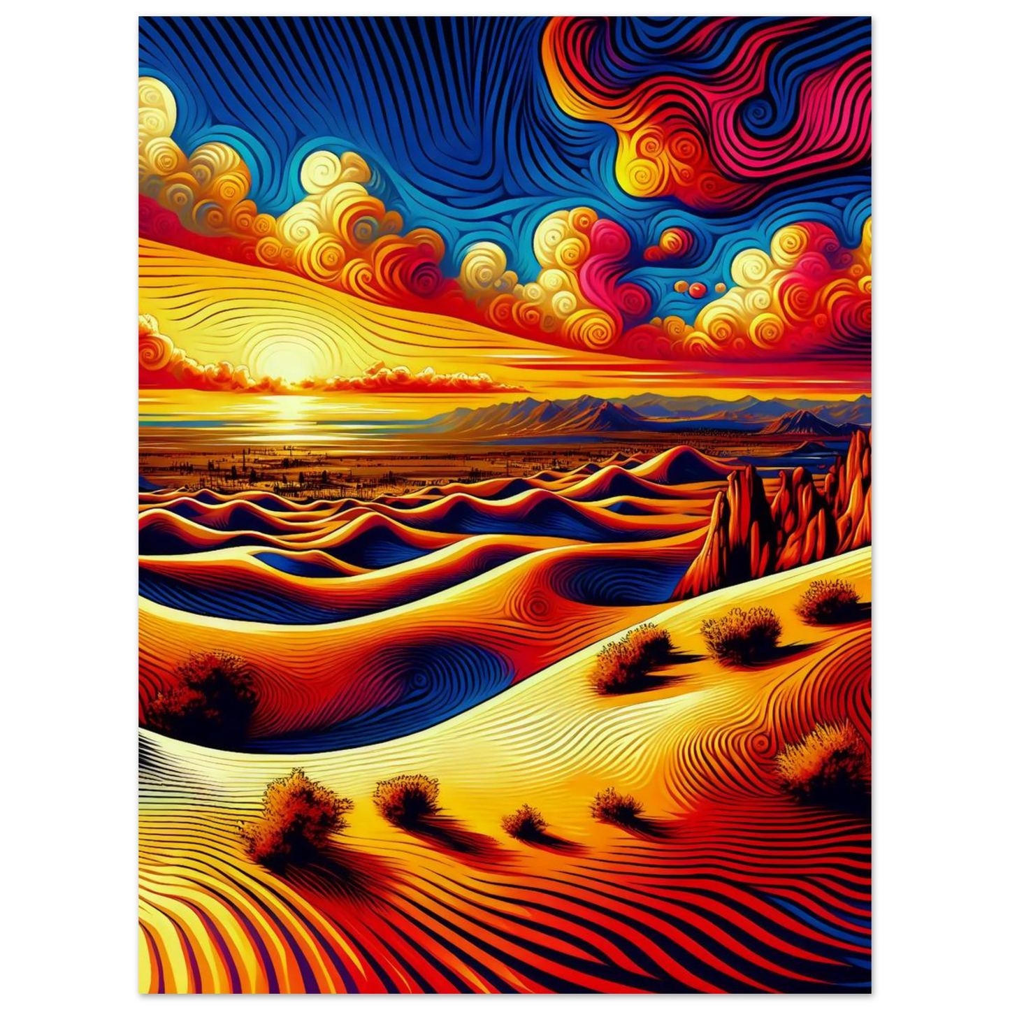 Poster Sable Enchanté maquette