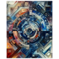 Affiche Vakiart : Cosmogeométrie maquette