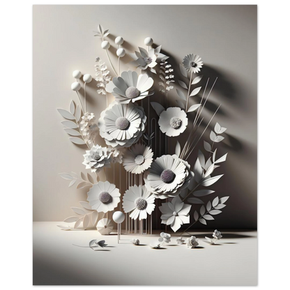 Affiche Vakiart : Fleurs en Douceur maquette