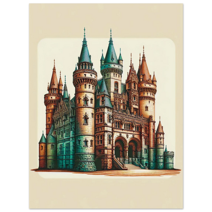 Affiche Château Enchanté maquette