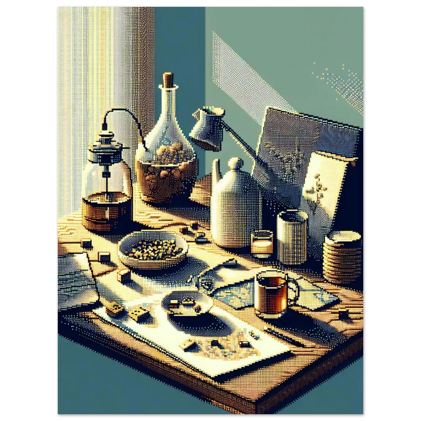 Poster Vakiart : Mosaïque Quotidienne maquette