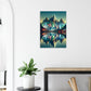 Affiche Vakiart : Reflet futuriste maquette
