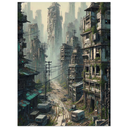 Affiche Vakiart : Verdure Déchue maquette