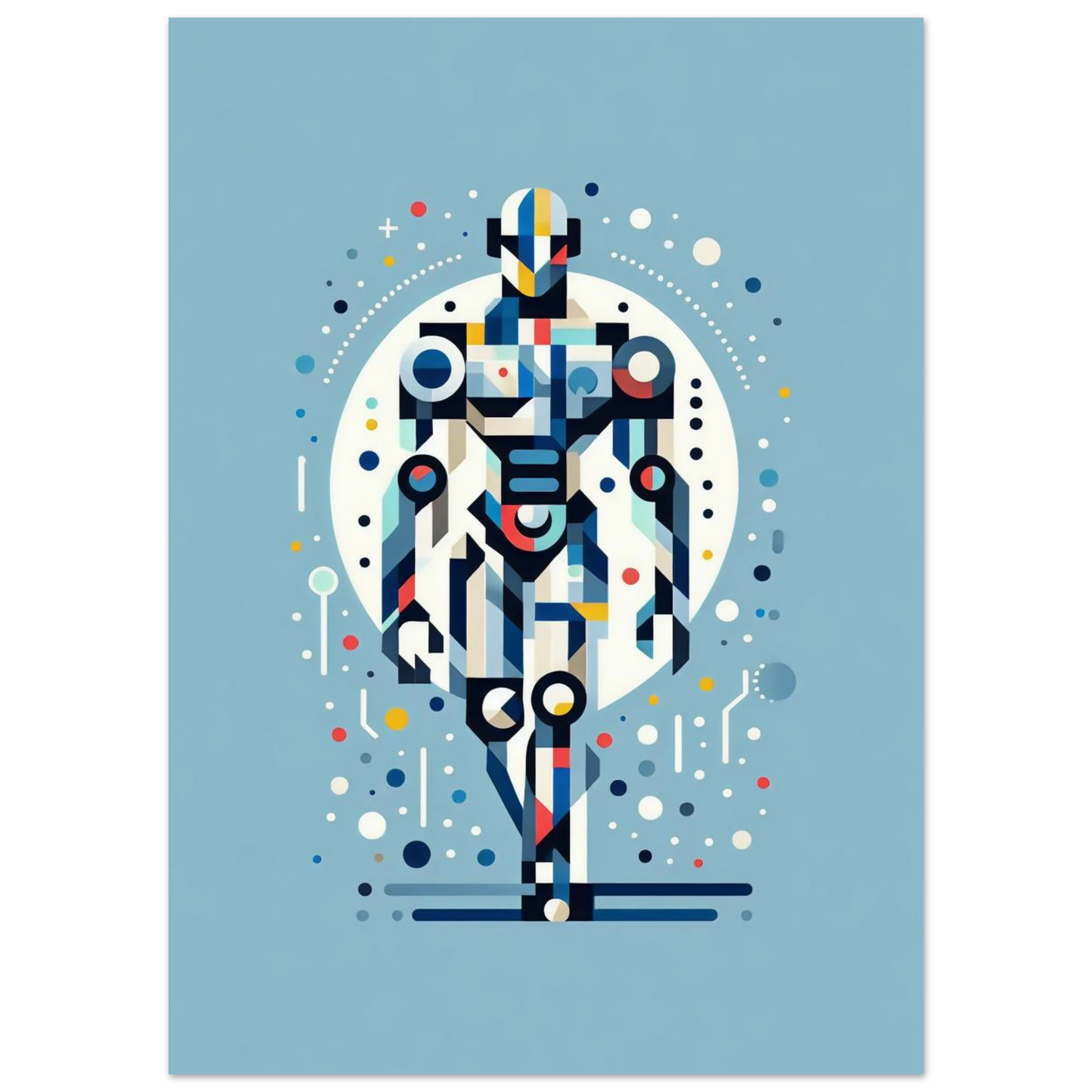 Poster Vakiart : Éléments Futuristes maquette