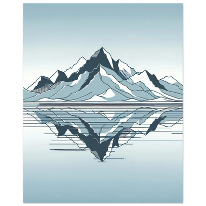 Affiche Vakiart : Reflet Minimal maquette