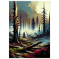 Poster Forêt Post-Apocalyptique