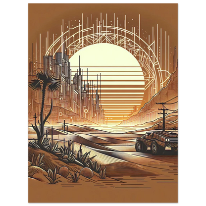 Poster Sérénité Nocturne