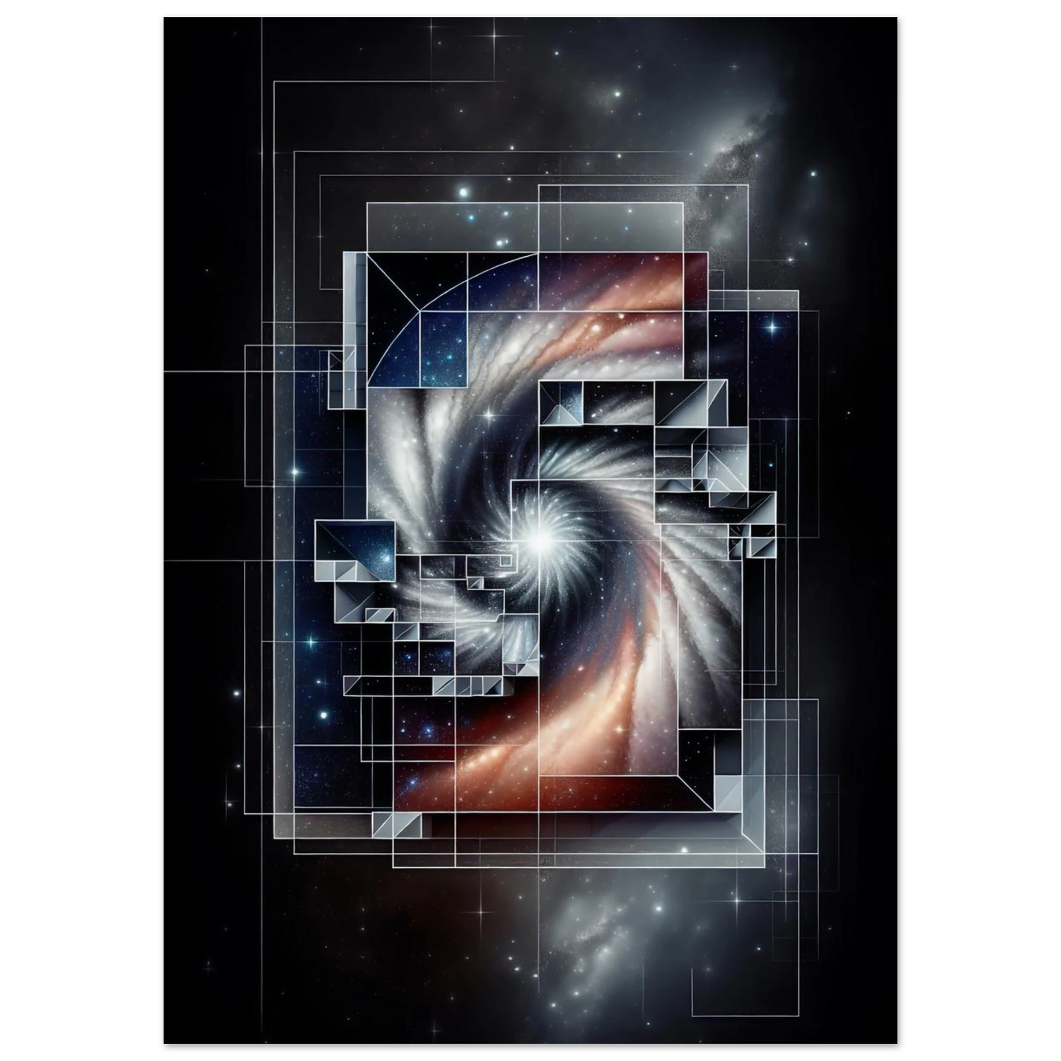 Affiche Galaxie Éternelle maquette