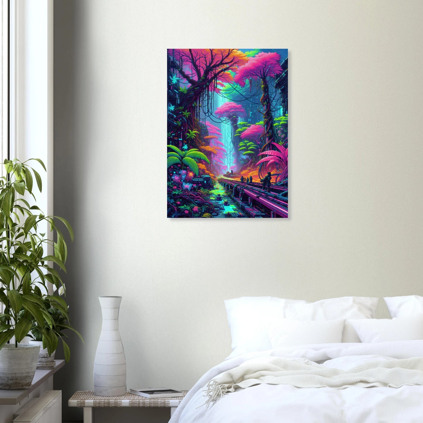 Affiche Jungle Synthétique maquette