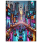 Affiche Vakiart : Néon Urbain maquette