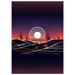 Affiche Vakiart : Lever du Soleil Minimaliste maquette