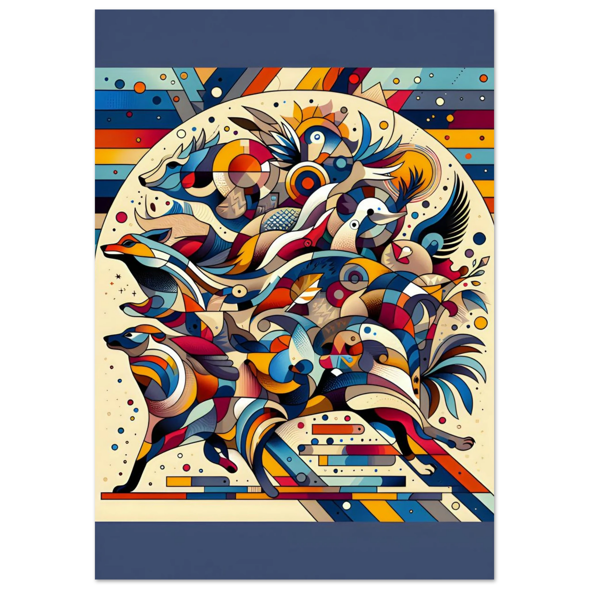 Affiche Vakiart : Vibrance Sauvage maquette