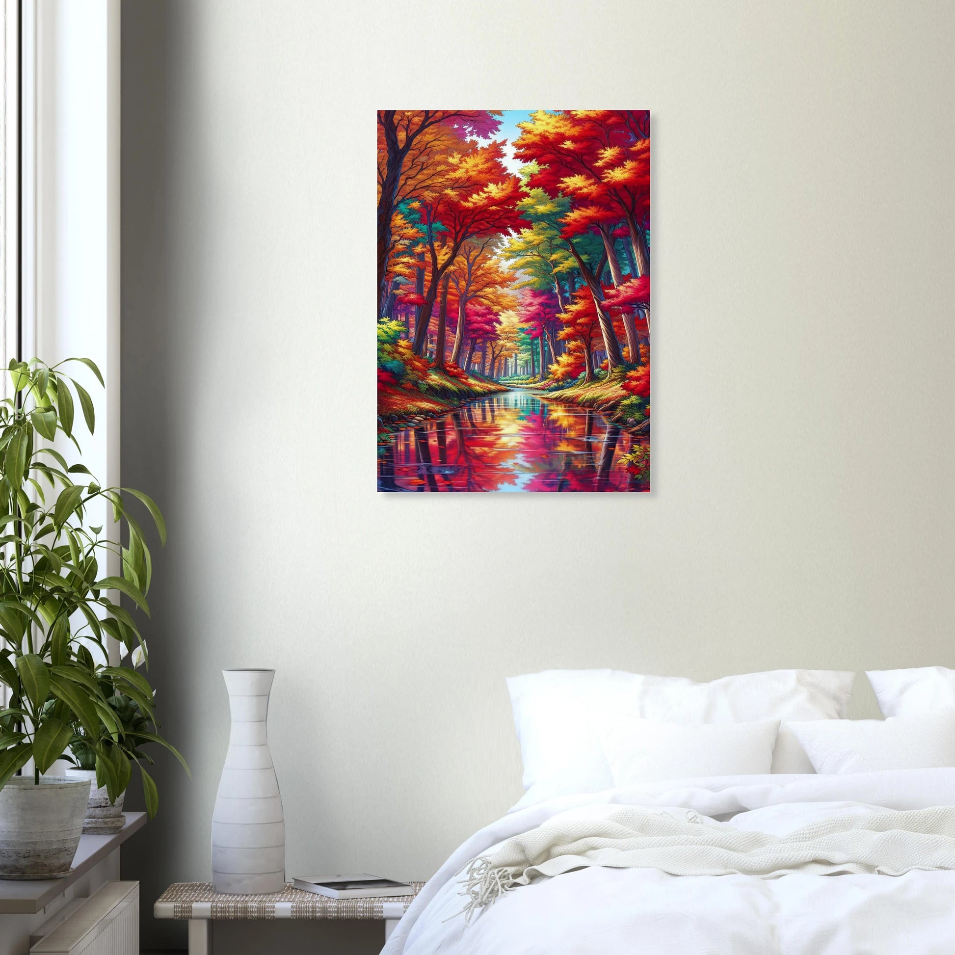 Affiche Vakiart : Forêt d'Automne Enchantée maquette