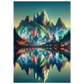 Affiche Vakiart : Reflet futuriste maquette