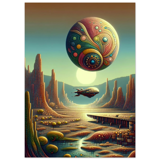 Affiche Vakiart : Rêve Galactique maquette