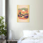 Affiche Vakiart : Crépuscule du Désert maquette
