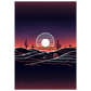 Affiche Vakiart : Lever du Soleil Minimaliste maquette