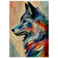 Affiche Vakiart : Loup Éclectique maquette