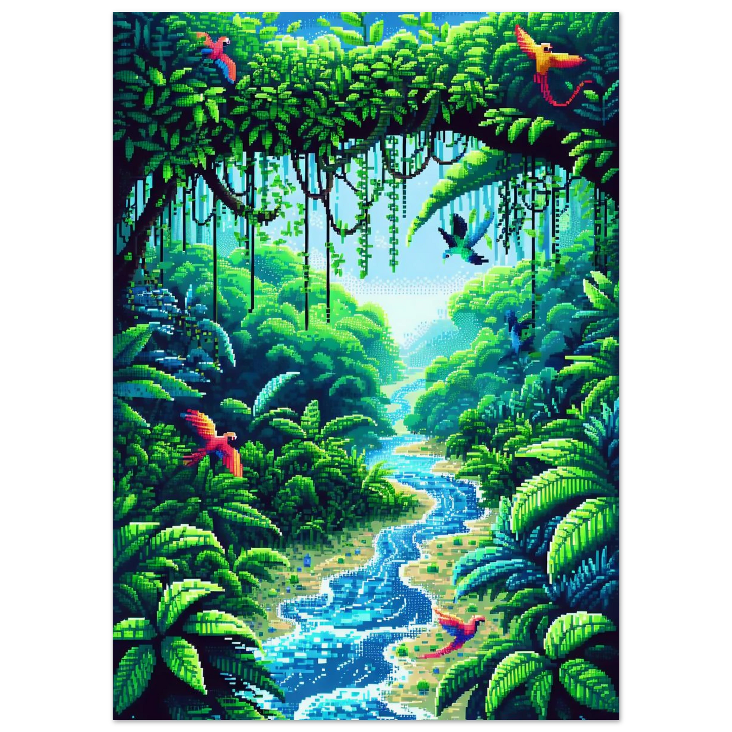 Affiche Jungle Éthérée