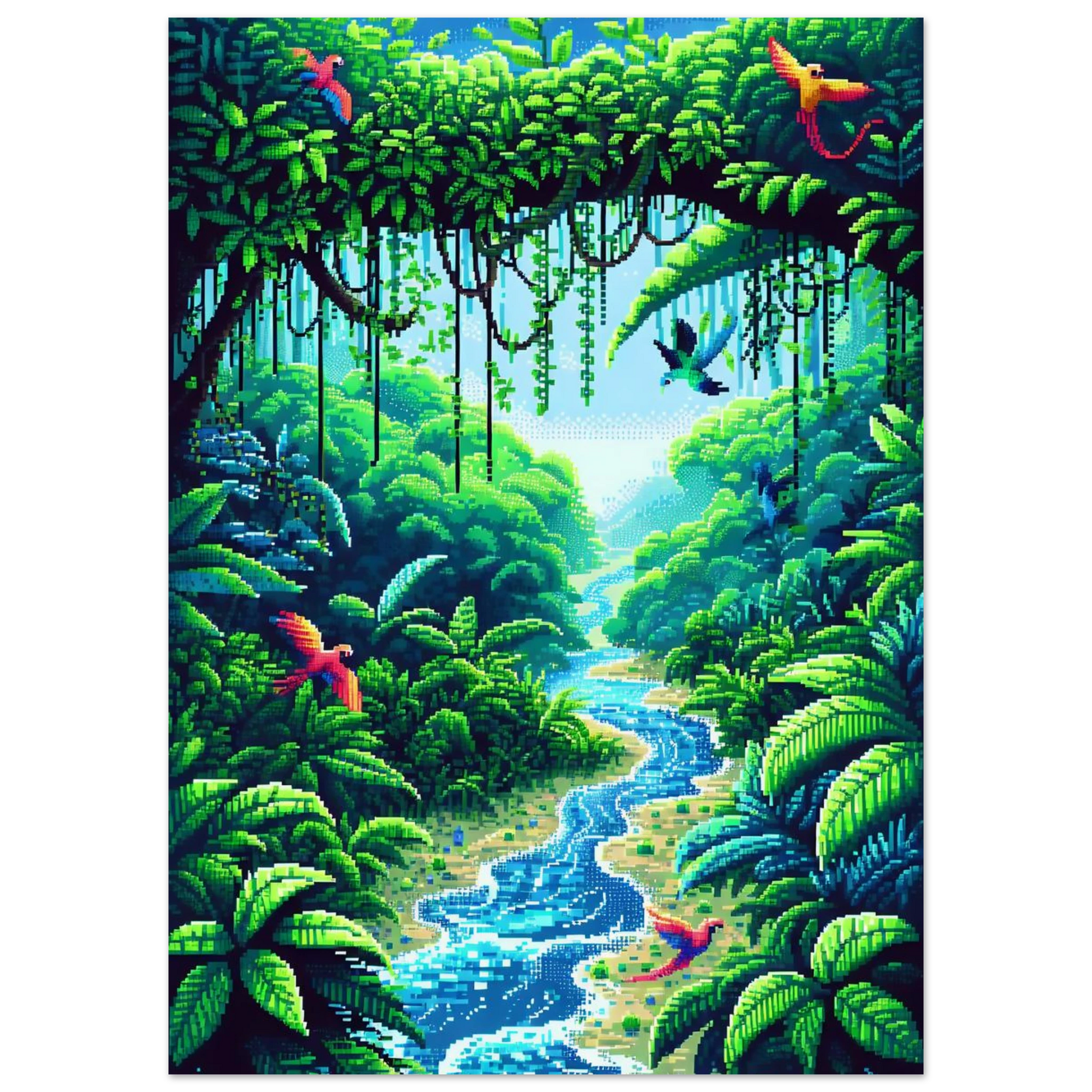 Affiche Jungle Éthérée