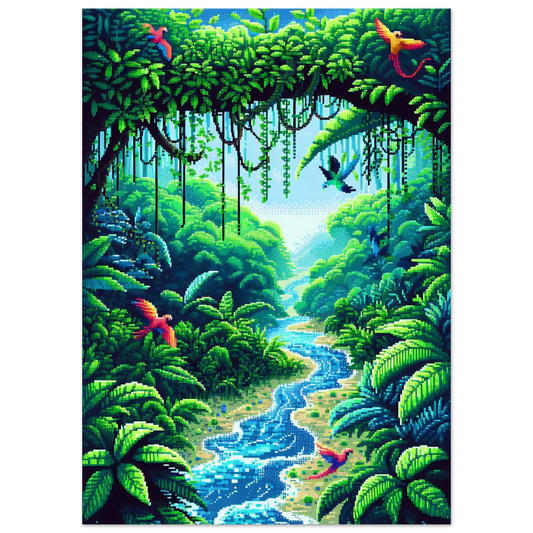 Affiche Jungle Éthérée