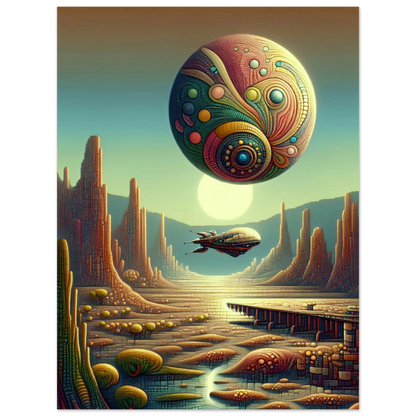Affiche Vakiart : Rêve Galactique maquette