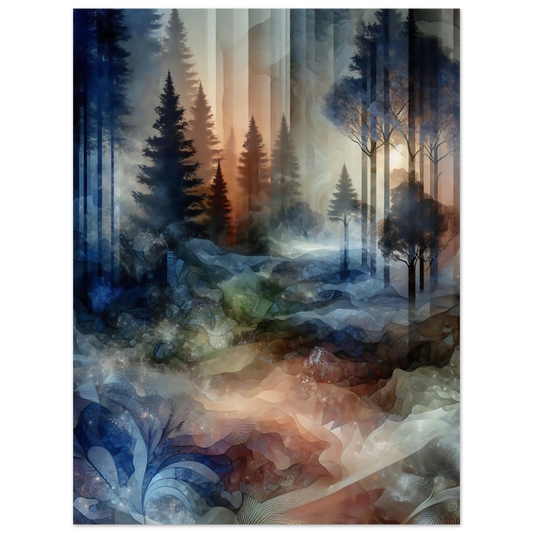 Affiche Vakiart : Brume Enchantée maquette
