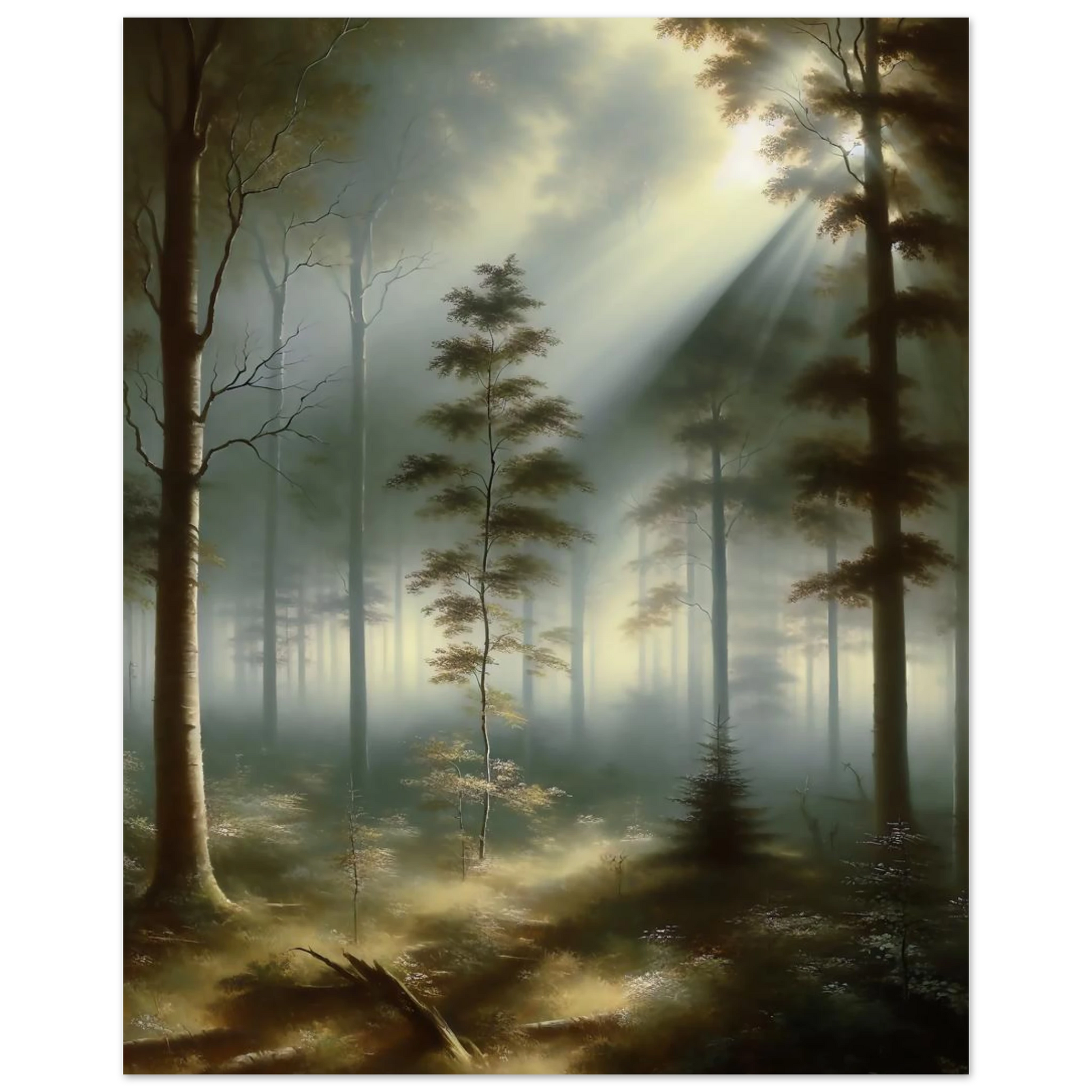 Poster Forêt Mystique