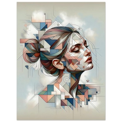 Poster Rêve Cubiste maquette