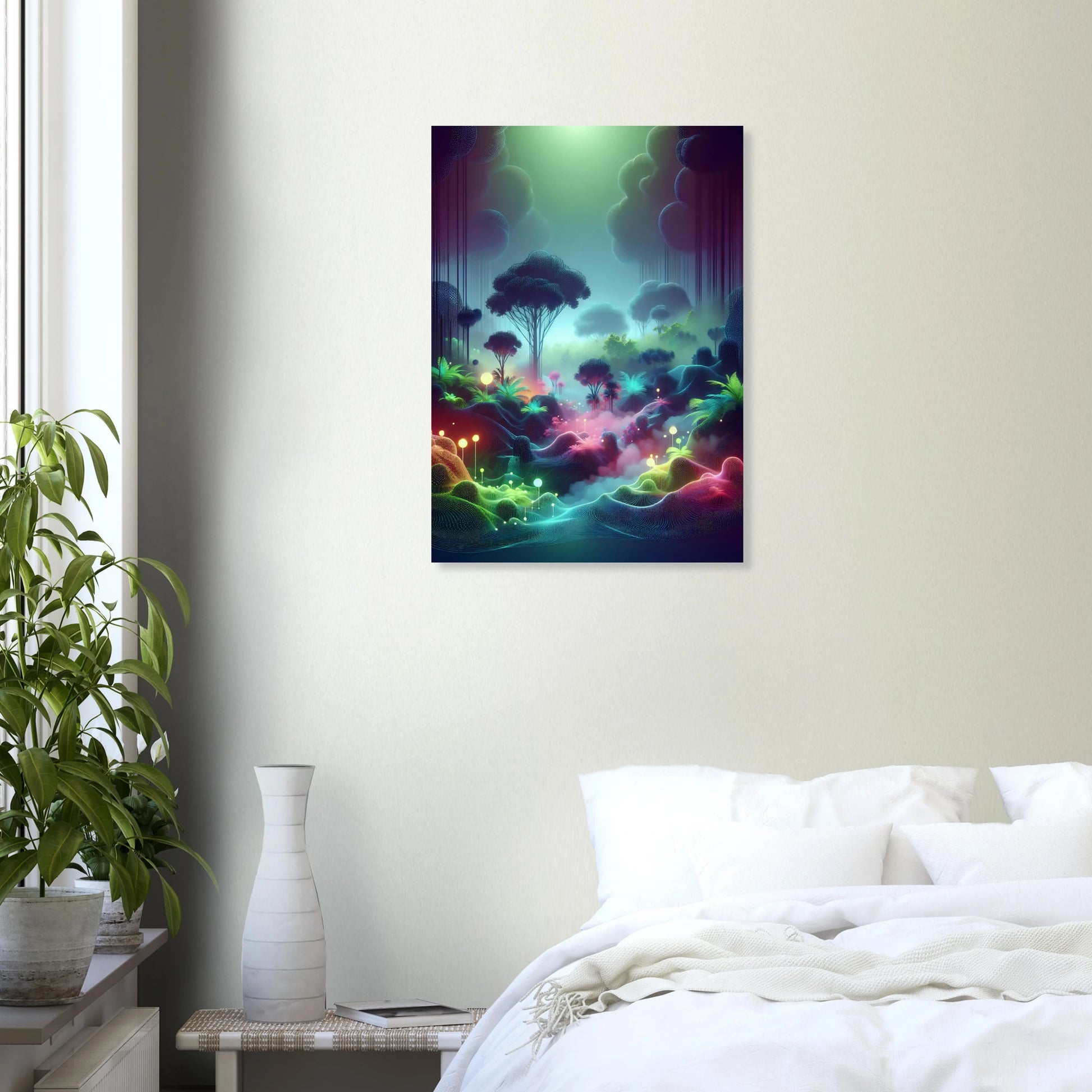 Poster Vakiart : Forêts luminaires maquette